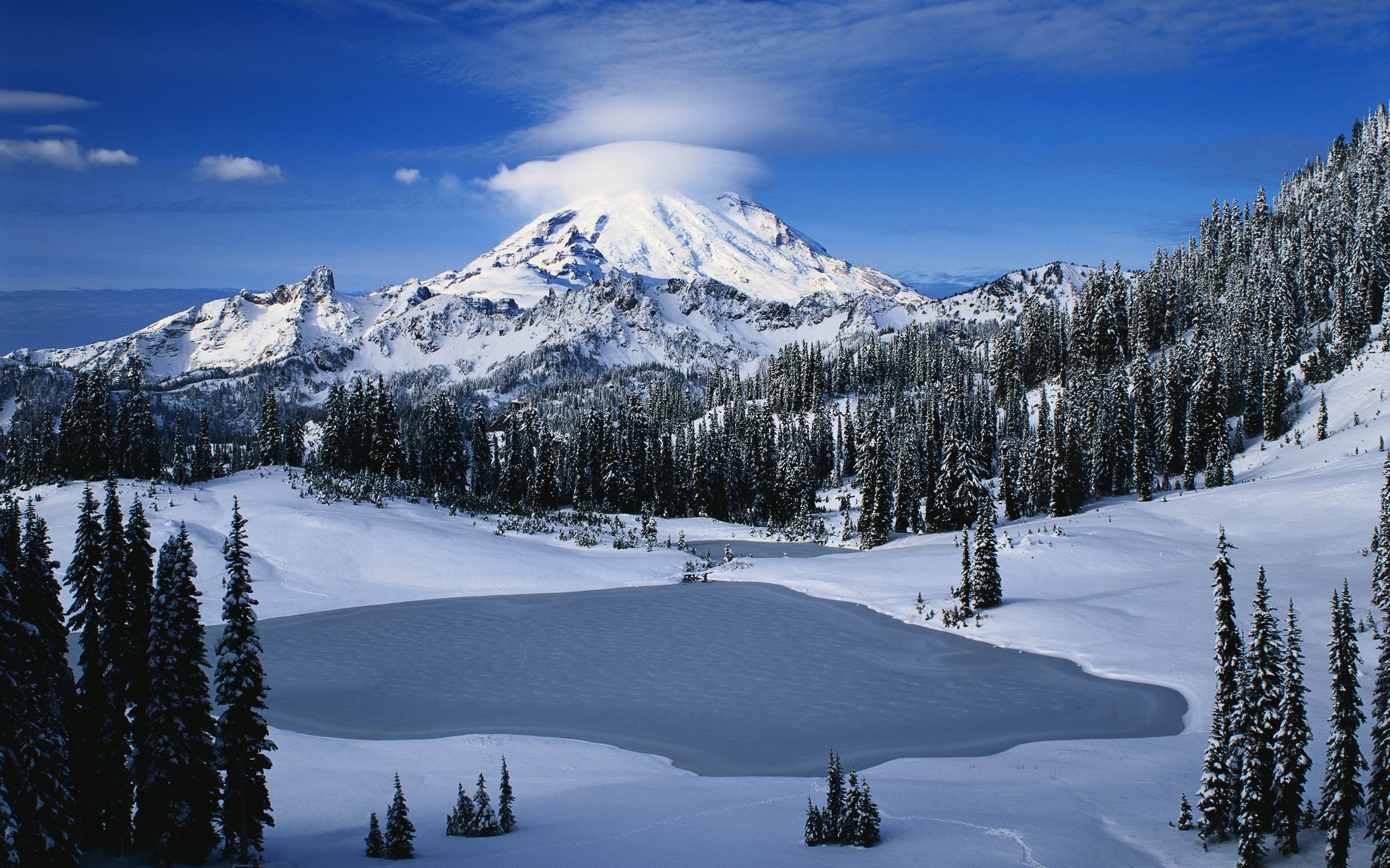 Great Snow Mountain for 2560 x 1600 widescreen resolution