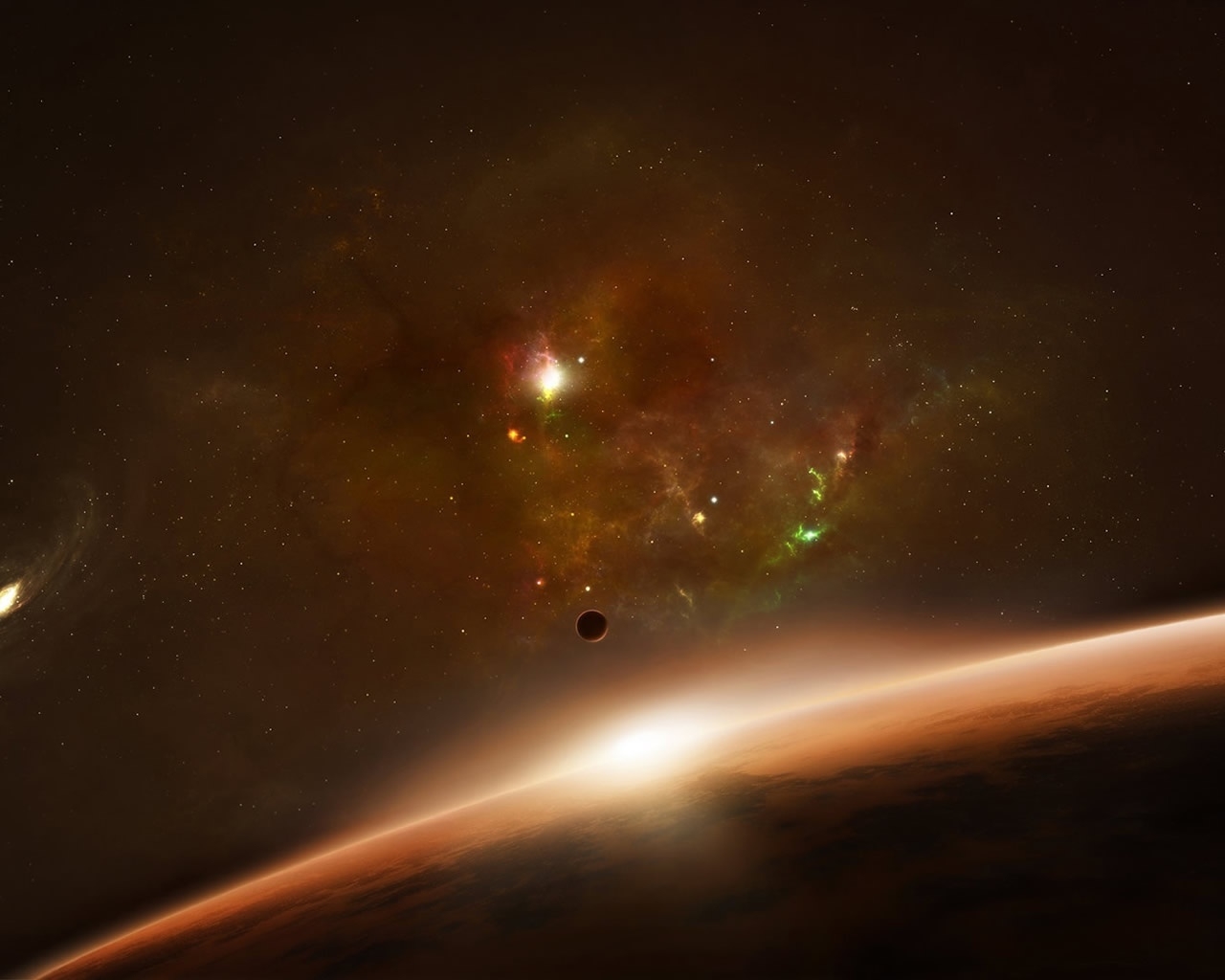 Great Space Background for 1280 x 1024 resolution