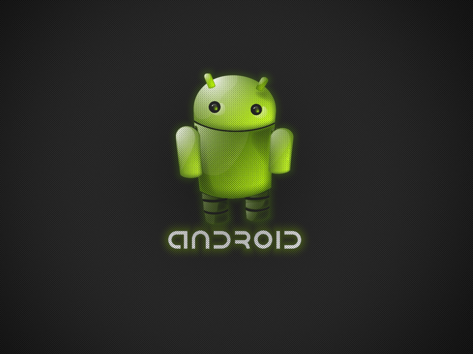 Green Android for 1600 x 1200 resolution
