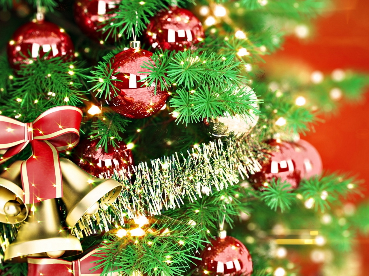 Green Christmas Tree for 1280 x 960 resolution