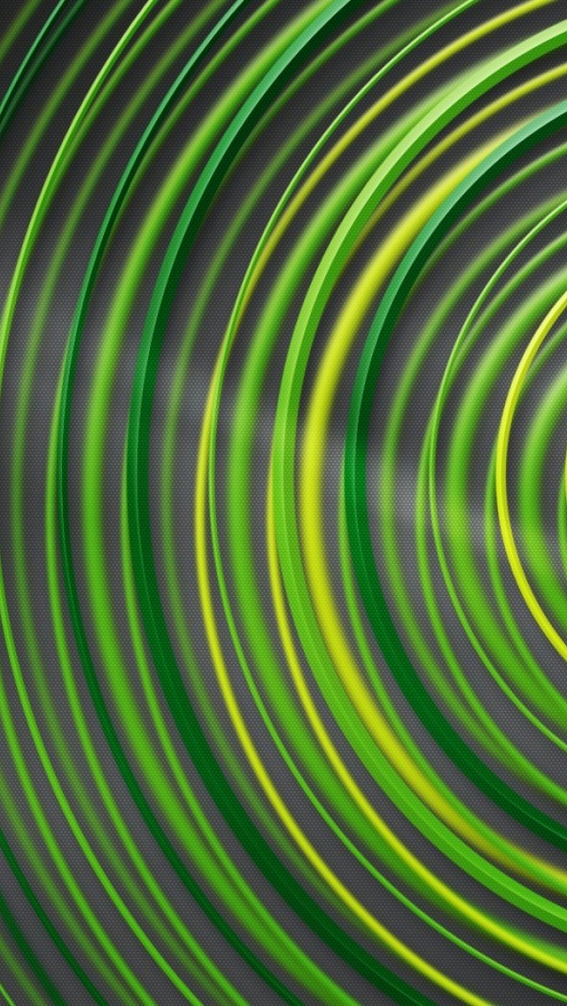 Green Circles for 640 x 1136 iPhone 5 resolution