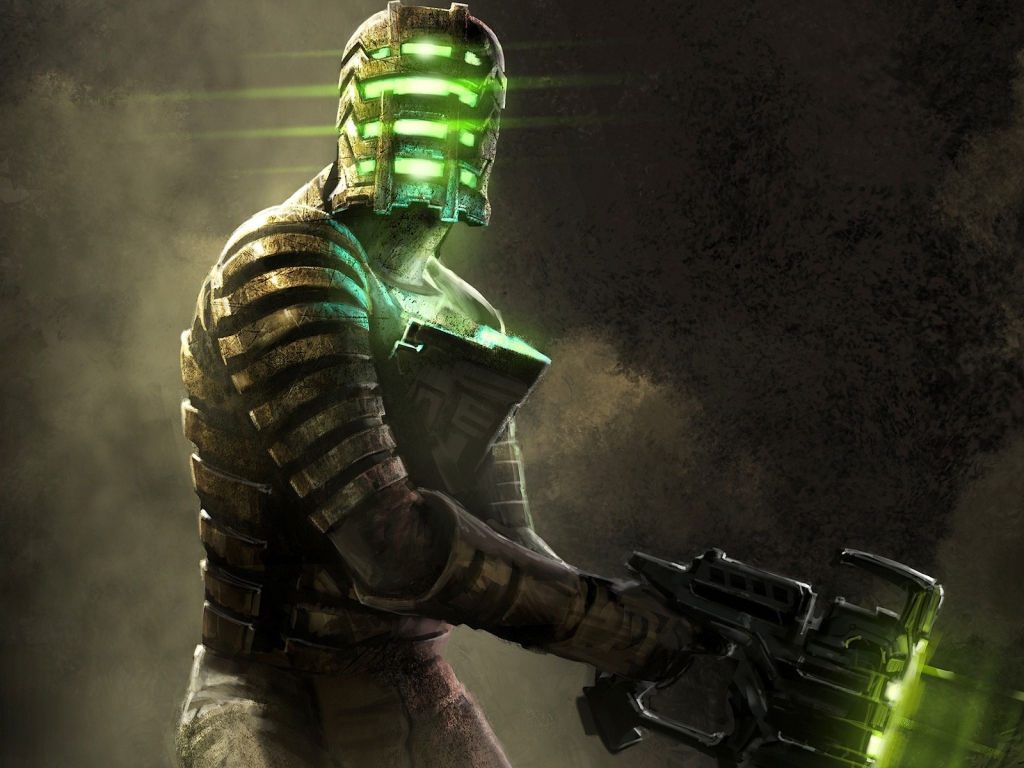 Green Dead Space for 1024 x 768 resolution