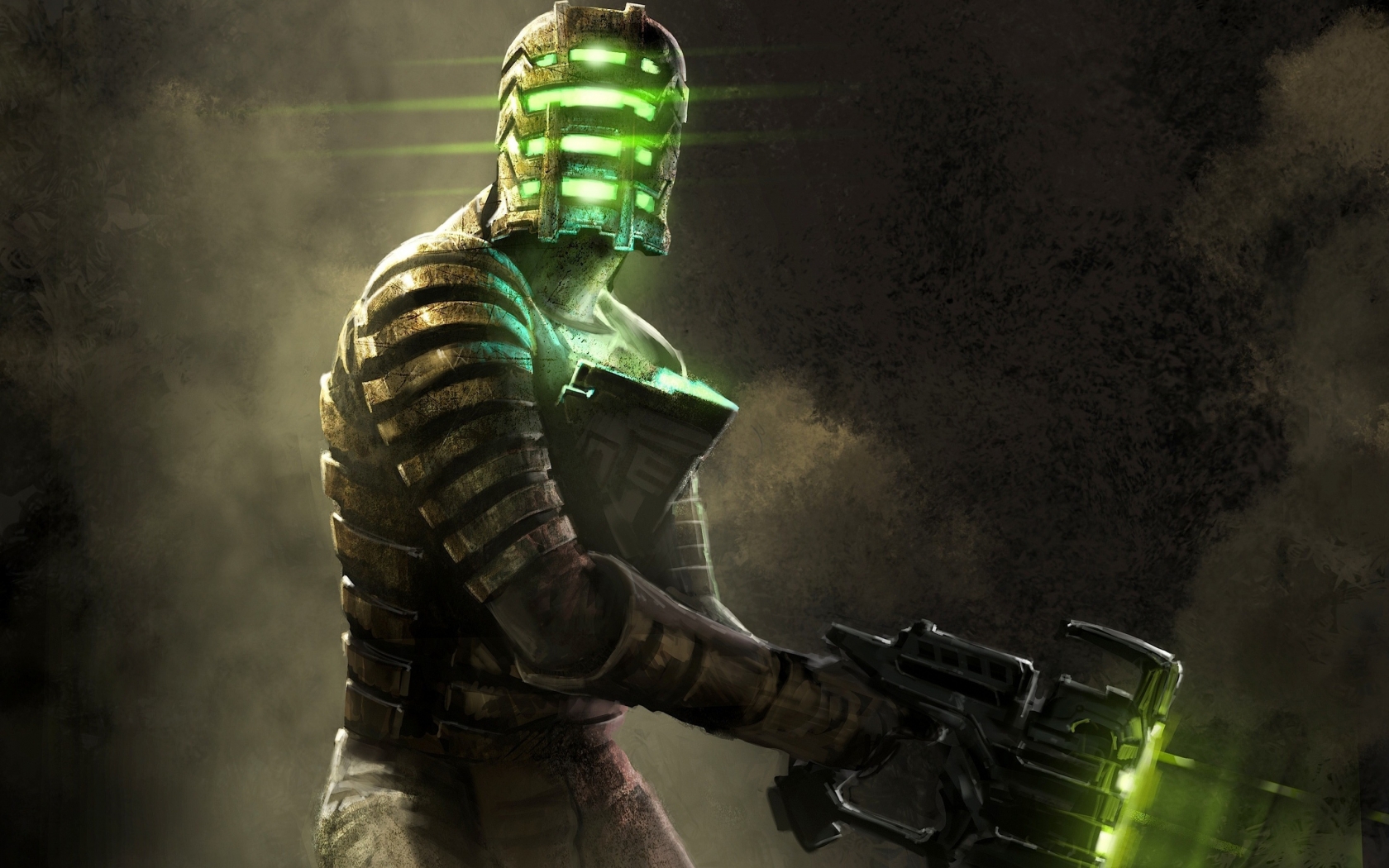 Green Dead Space for 1680 x 1050 widescreen resolution