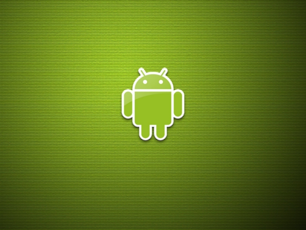 Green Eco Android Logo for 1024 x 768 resolution
