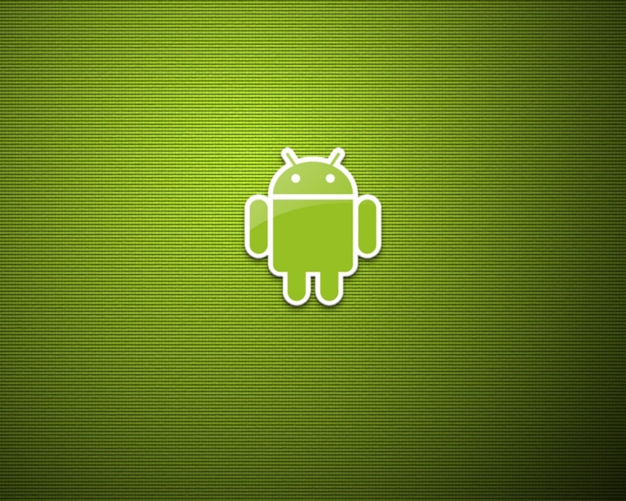 Green Eco Android Logo for 1280 x 1024 resolution