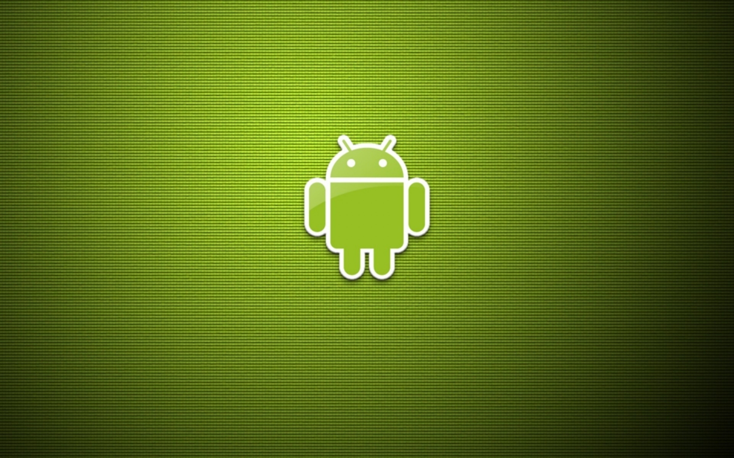 Green Eco Android Logo for 1440 x 900 widescreen resolution