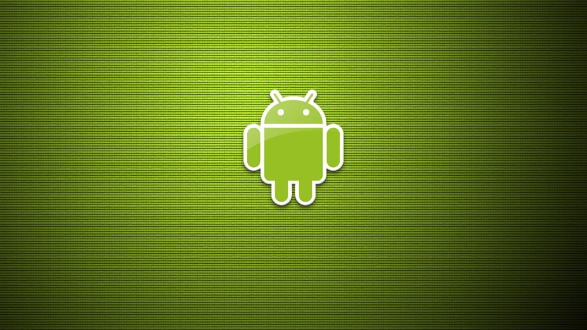 Green Eco Android Logo for 1920 x 1080 HDTV 1080p resolution