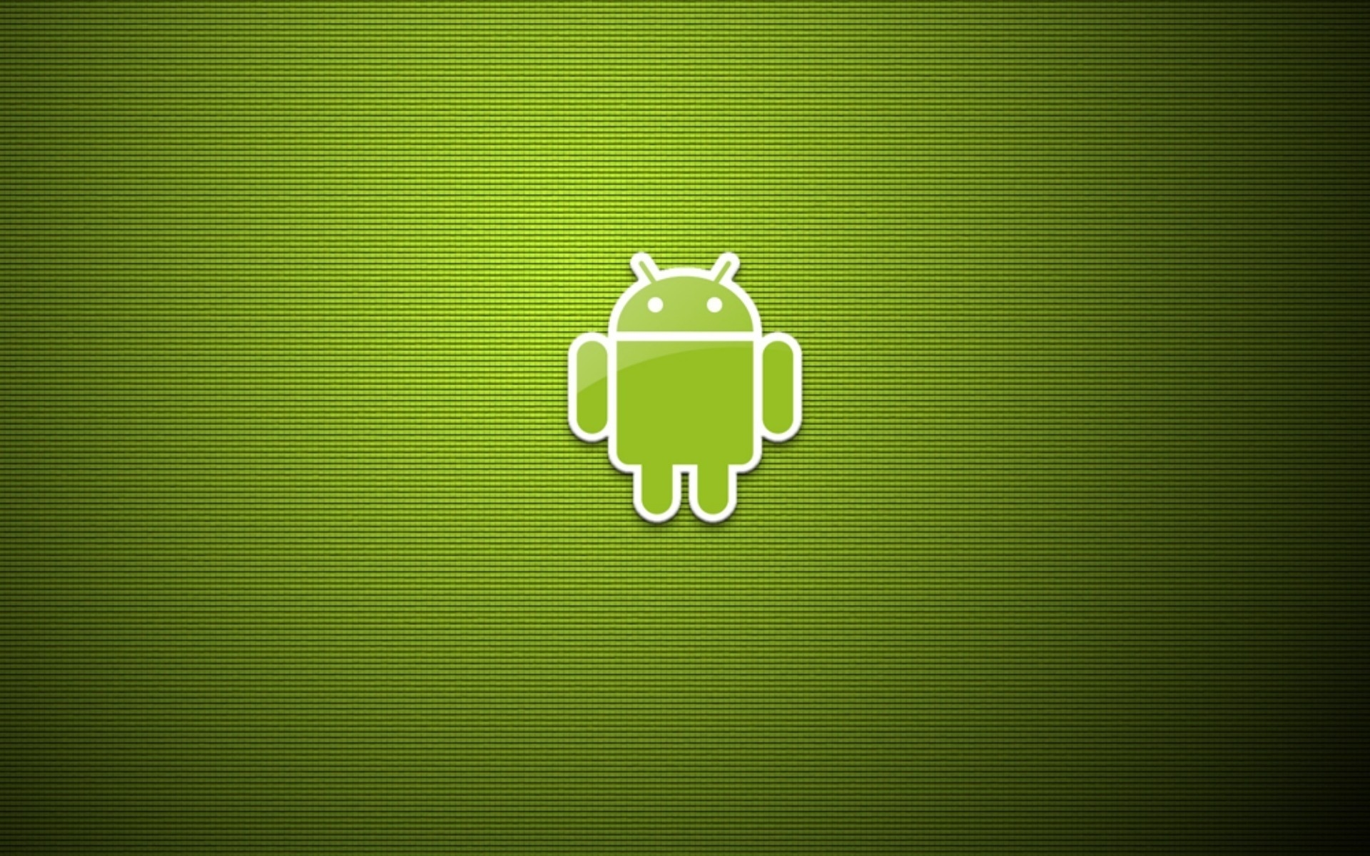 Green Eco Android Logo for 1920 x 1200 widescreen resolution
