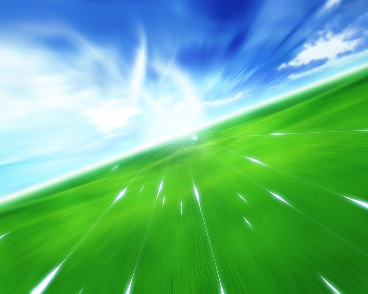 Green Fields for 1280 x 1024 resolution