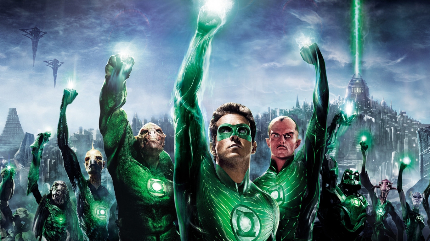 Green Lantern for 1366 x 768 HDTV resolution