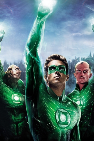 Green Lantern for 320 x 480 iPhone resolution