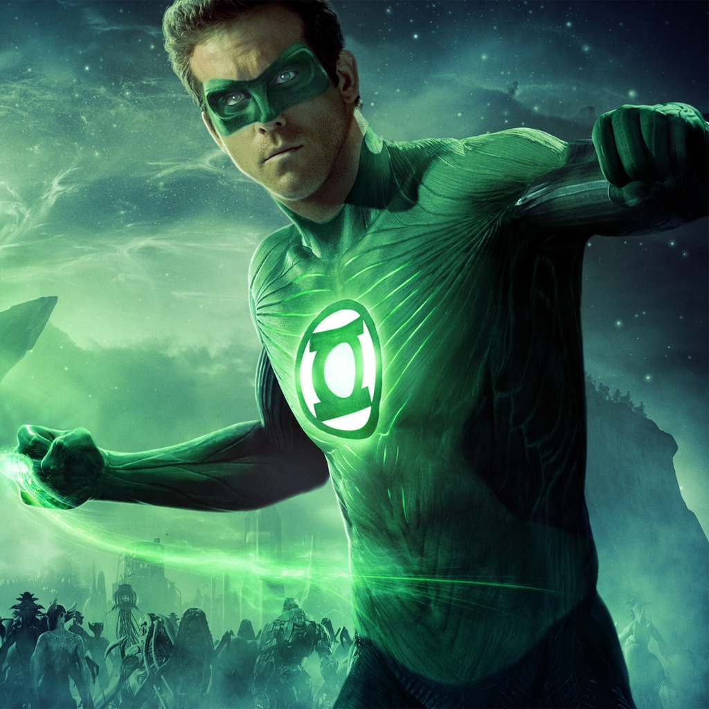Green Lantern Hal Jordan for 1024 x 1024 iPad resolution