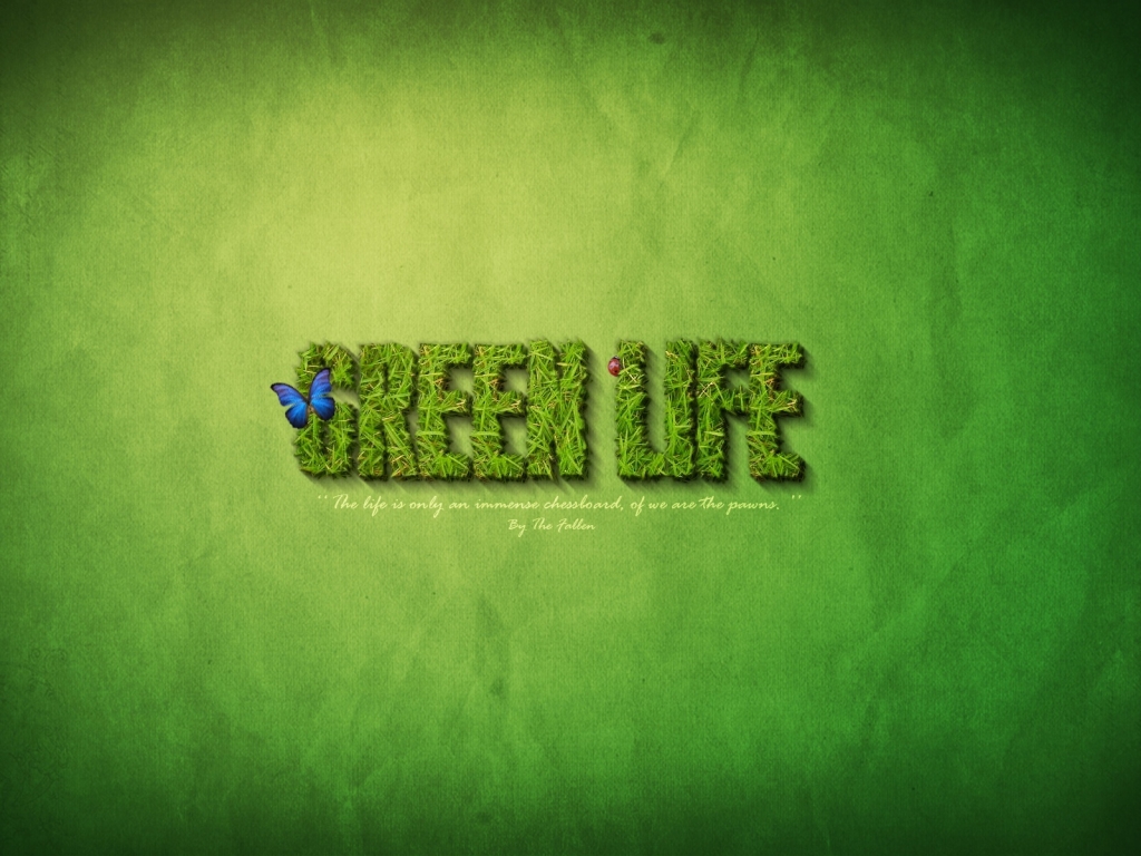 Green Life for 1024 x 768 resolution