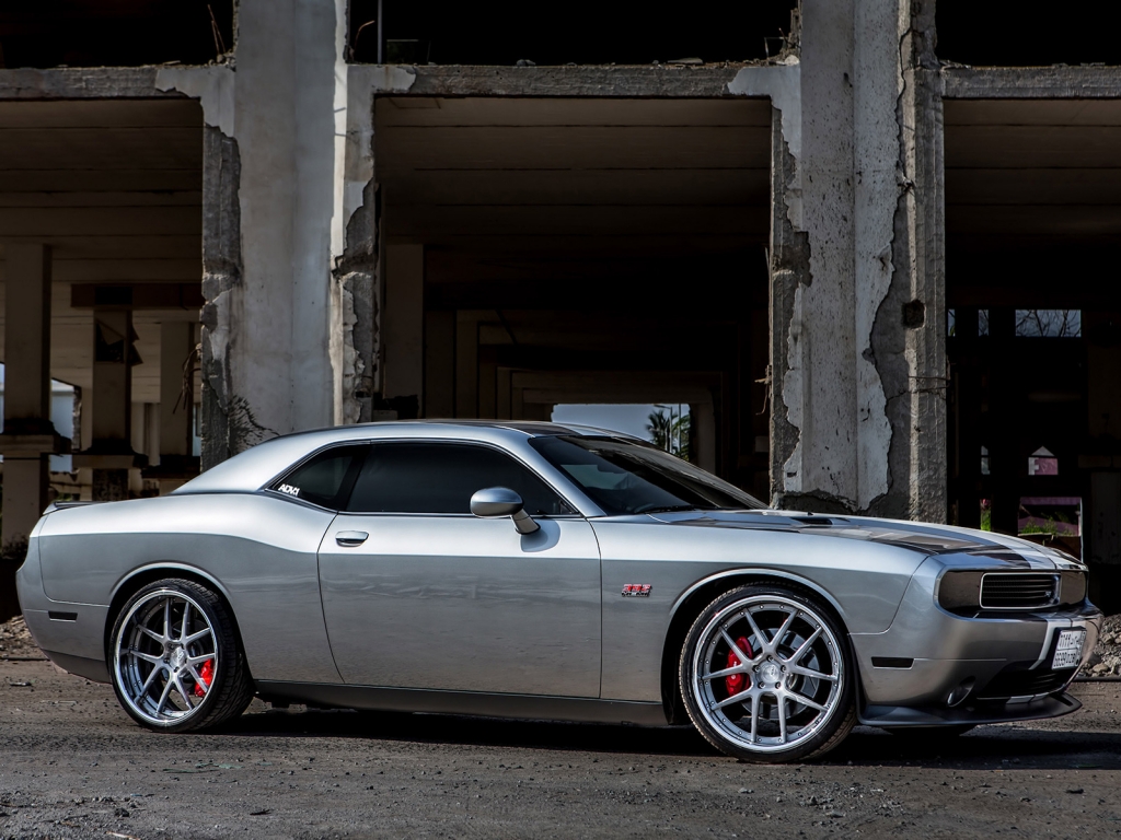 Grey ADV Dodge Challenger for 1024 x 768 resolution