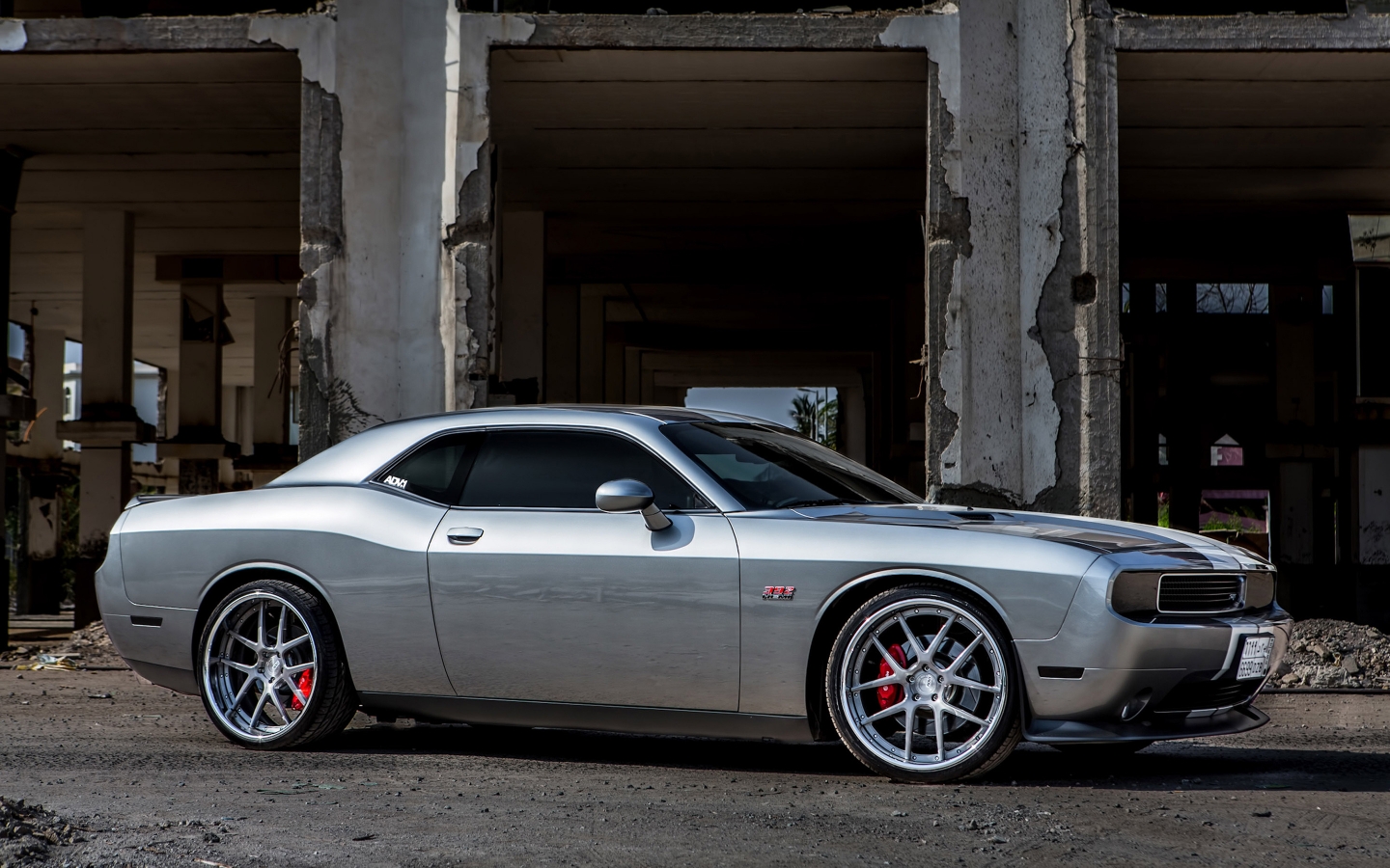 Grey ADV Dodge Challenger for 1440 x 900 widescreen resolution