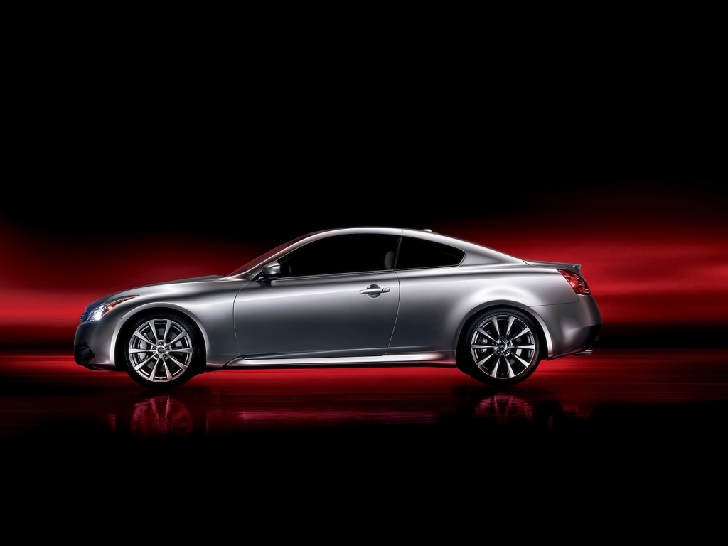 Grey Infiniti G37 Coupe for 1024 x 768 resolution