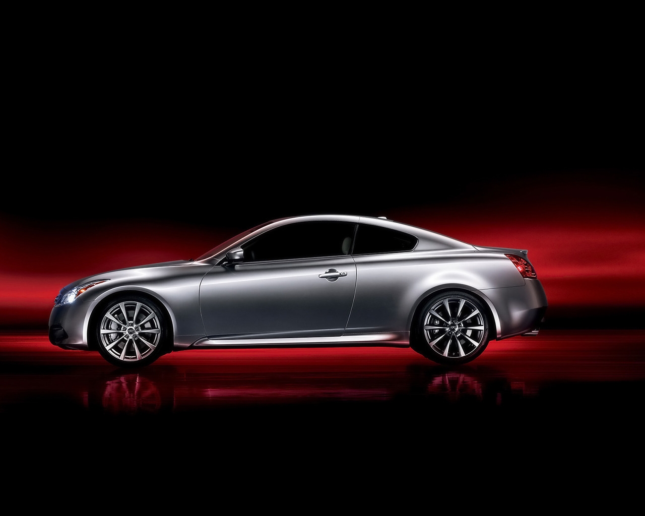 Grey Infiniti G37 Coupe for 1280 x 1024 resolution