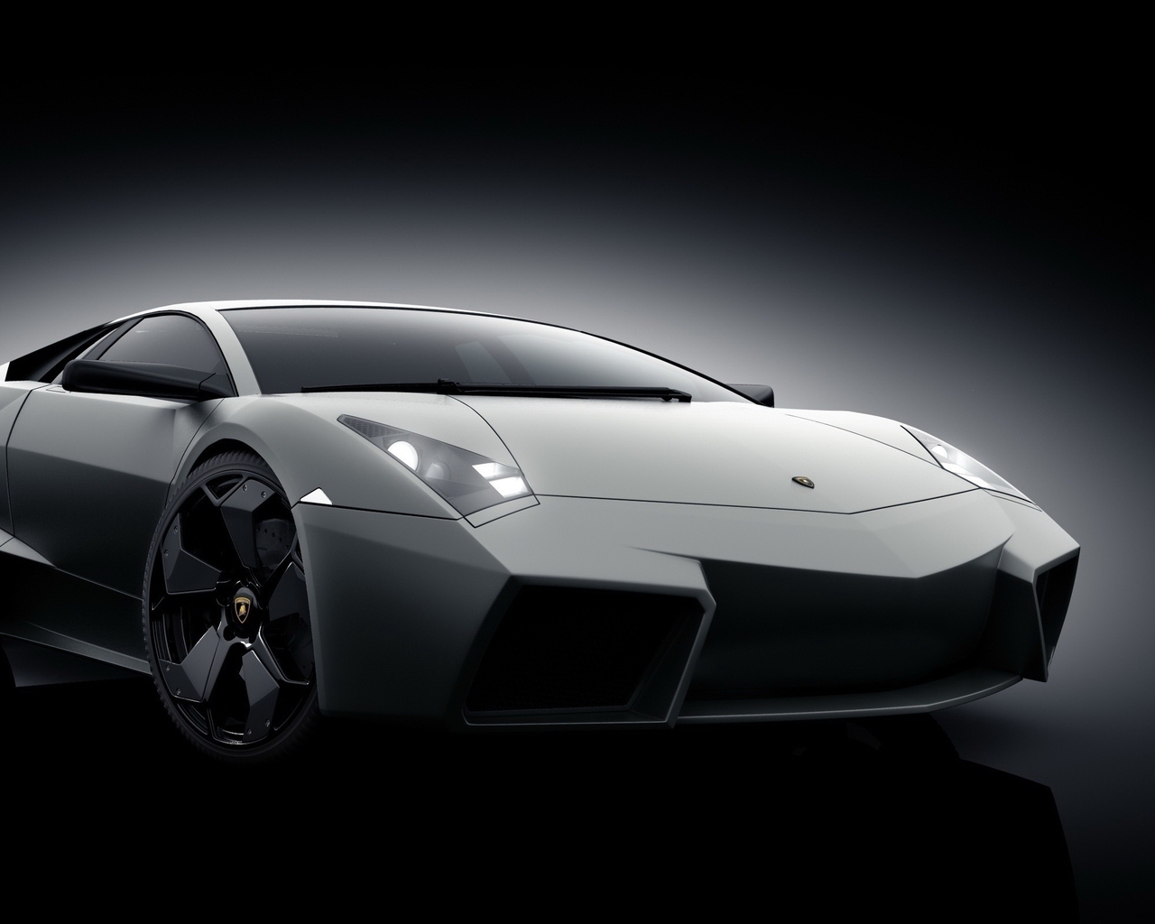 Grey Lamborghini Reventon for 1280 x 1024 resolution