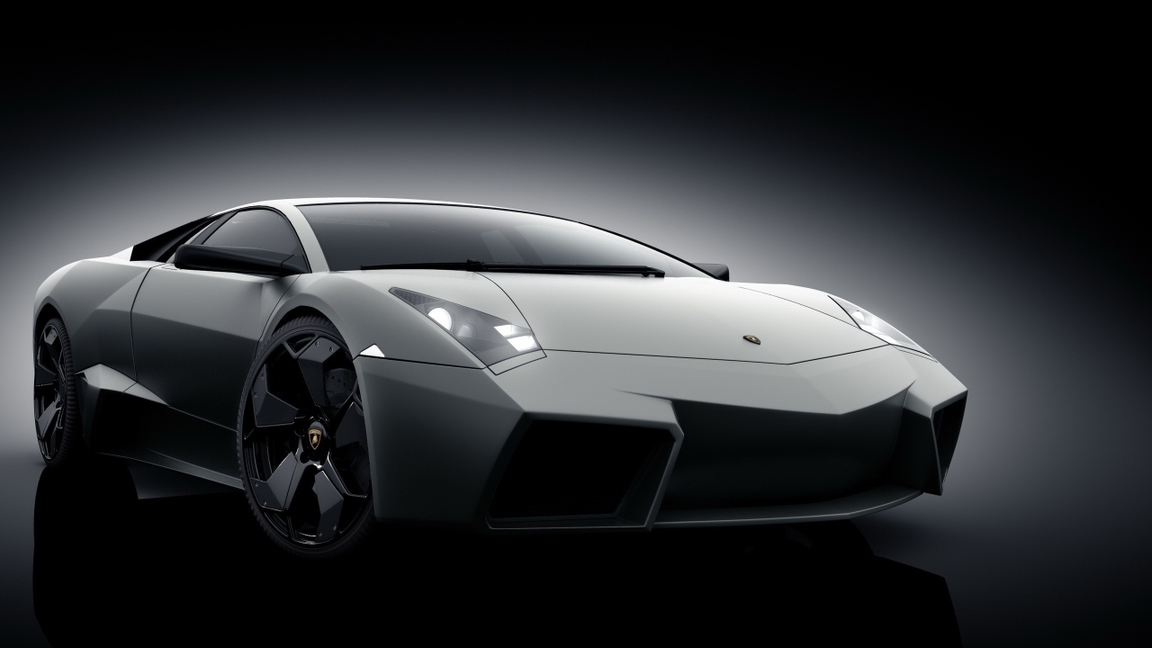 Grey Lamborghini Reventon for 1280 x 720 HDTV 720p resolution
