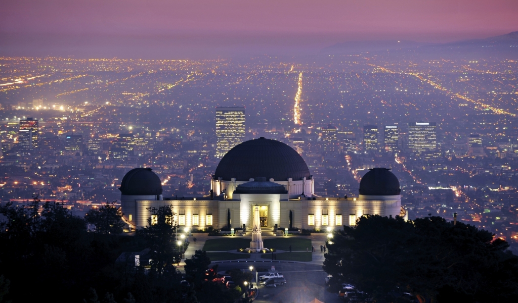 Griffith Observatory Los Angeles for 1024 x 600 widescreen resolution