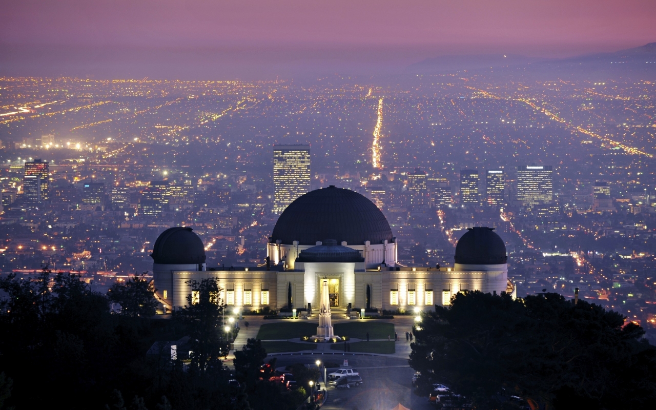 Griffith Observatory Los Angeles for 1280 x 800 widescreen resolution