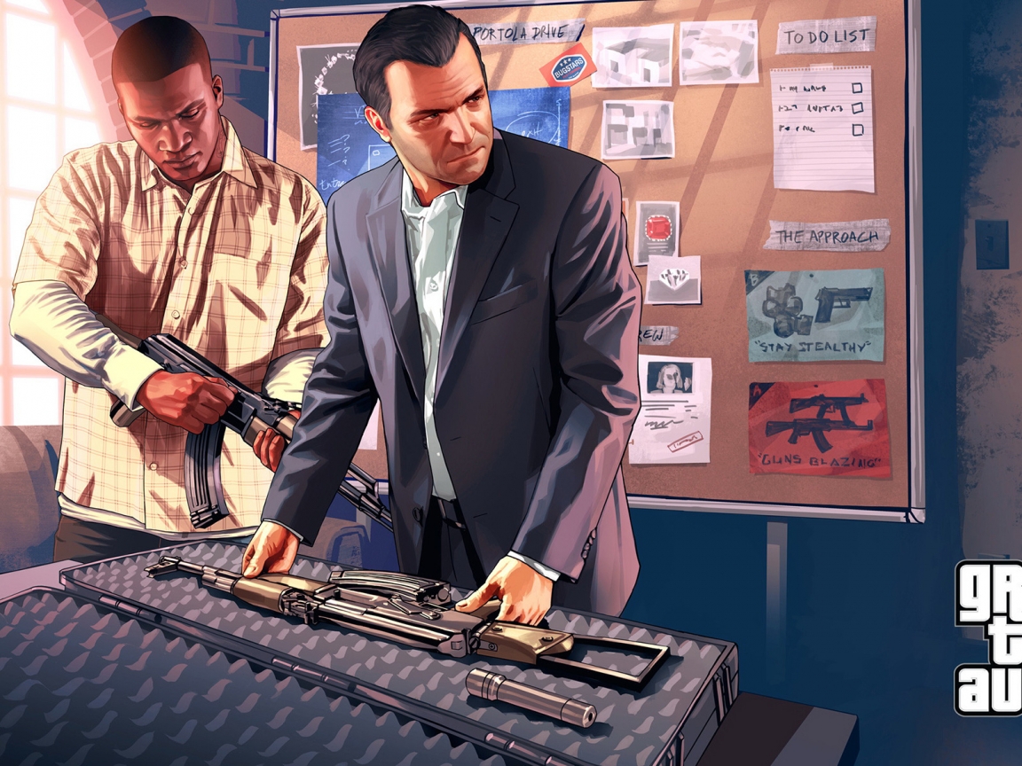 GTA 5 Game for 1152 x 864 resolution