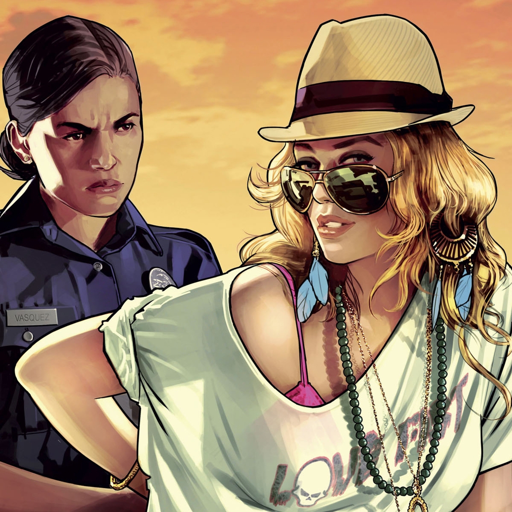 GTA 5 Grand Theft Auto V for 1024 x 1024 iPad resolution