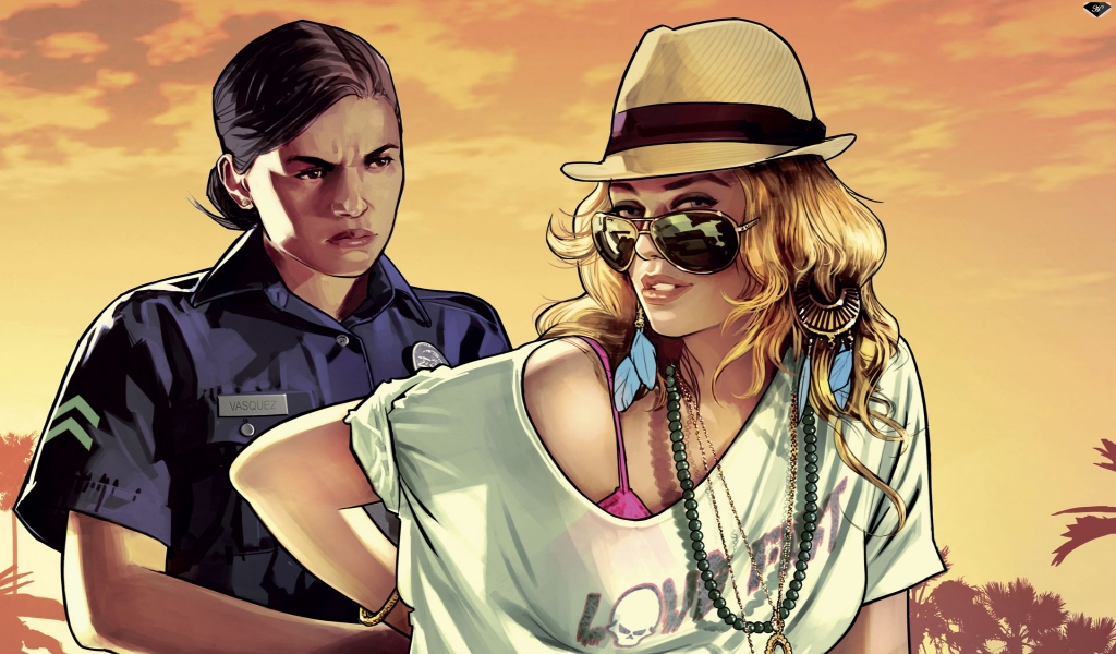 GTA 5 Grand Theft Auto V for 1024 x 600 widescreen resolution