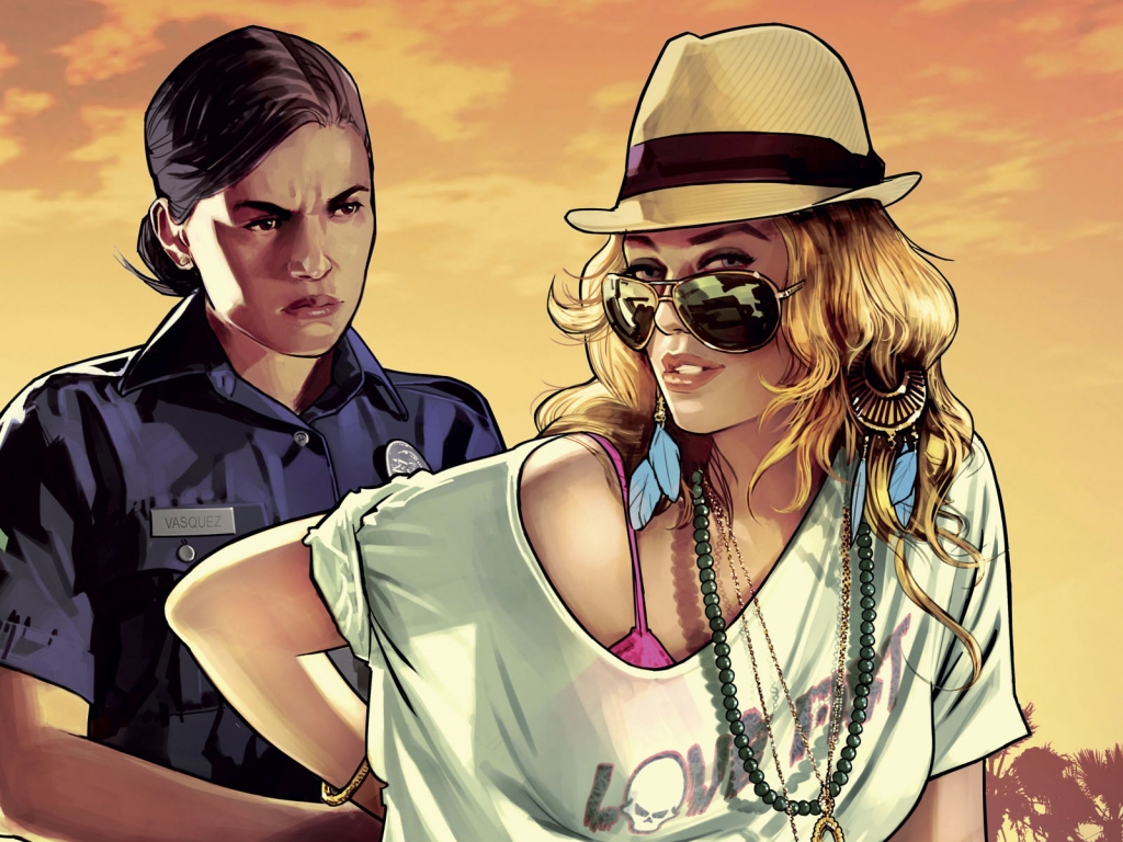 GTA 5 Grand Theft Auto V for 1024 x 768 resolution