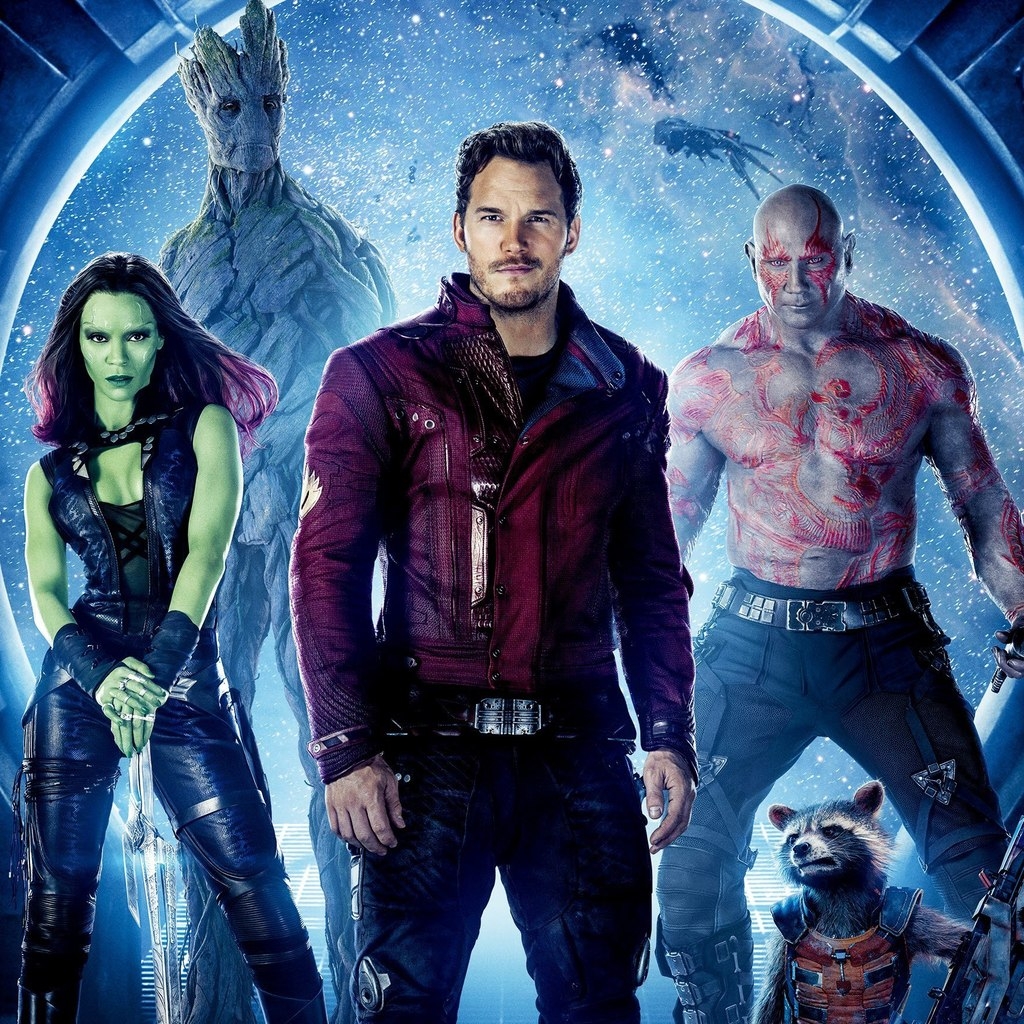 Guardians of the Galaxy Characters  for 1024 x 1024 iPad resolution