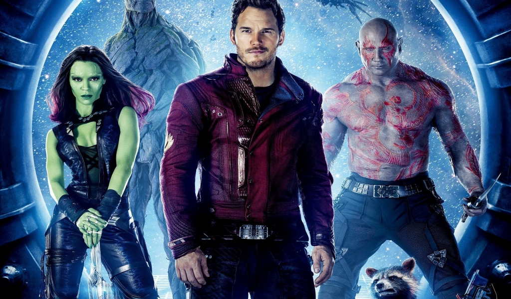 Guardians of the Galaxy Characters  for 1024 x 600 widescreen resolution