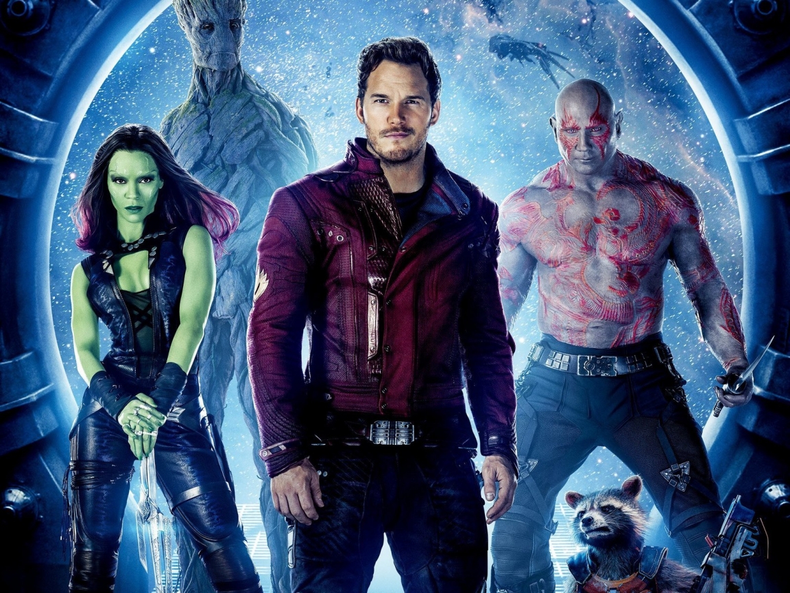 Guardians of the Galaxy Characters  for 1152 x 864 resolution