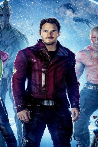 Guardians of the Galaxy Characters  for 320 x 480 iPhone resolution