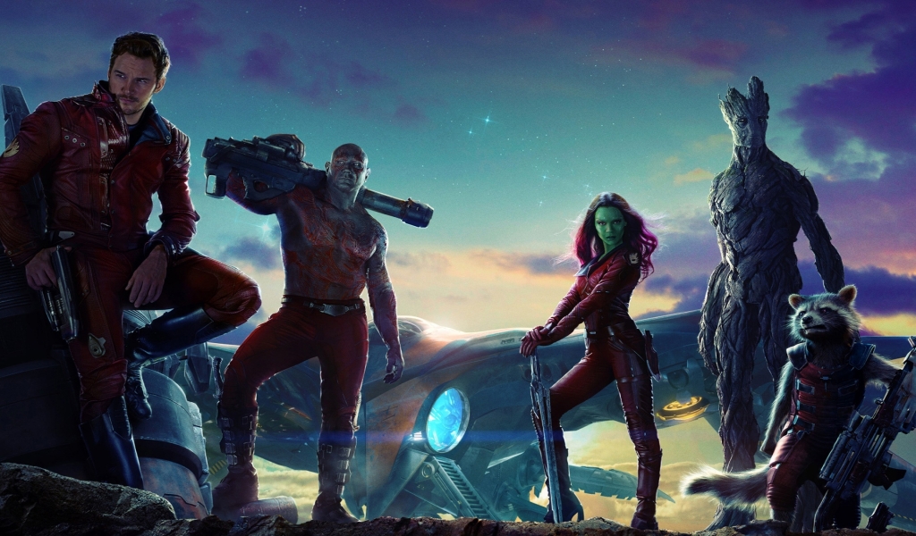 Guardians Of The Galaxy Movie for 1024 x 600 widescreen resolution