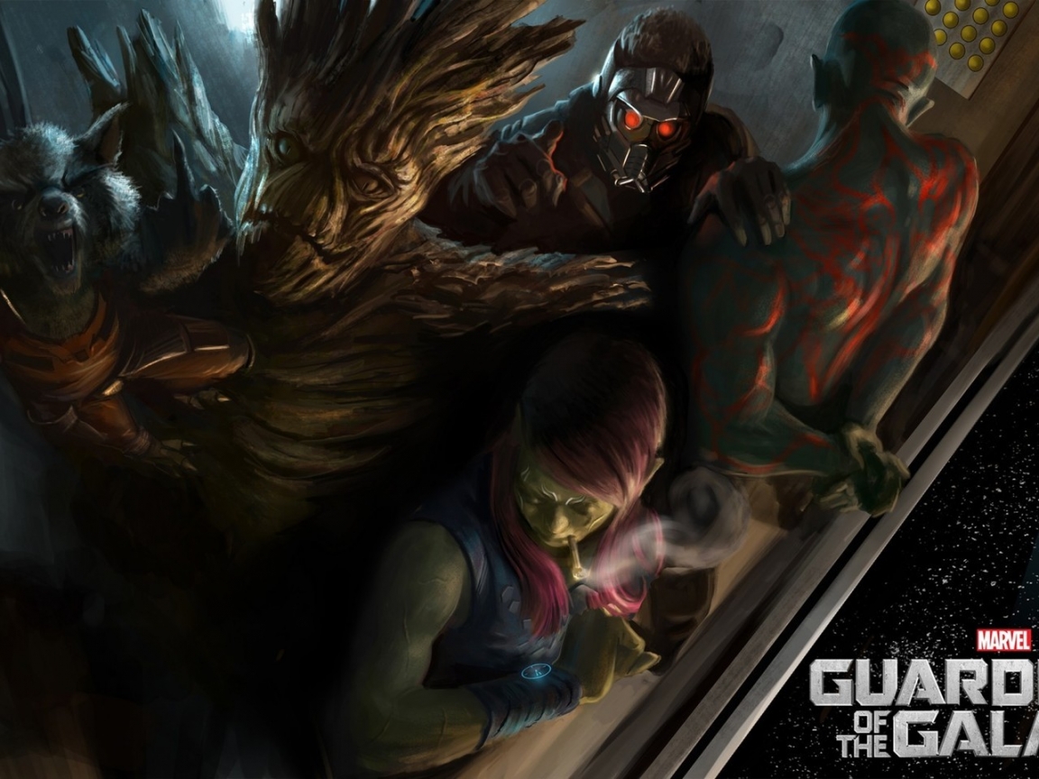 Guardians of the Galaxy Poster for 1152 x 864 resolution