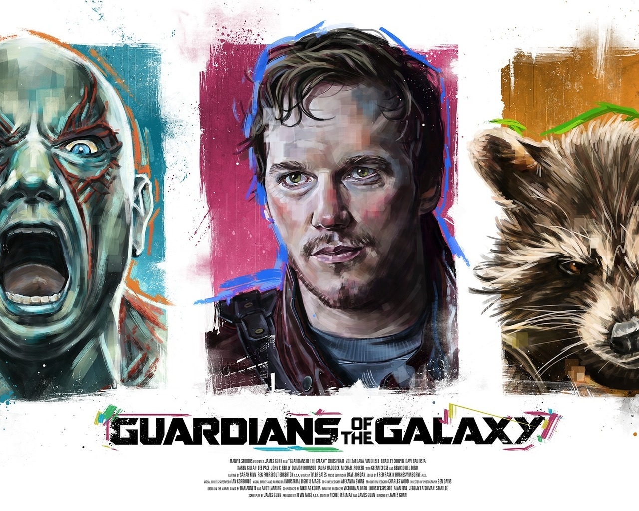 Guardians of the Galaxy Poster Artwork for 1280 x 1024 resolution