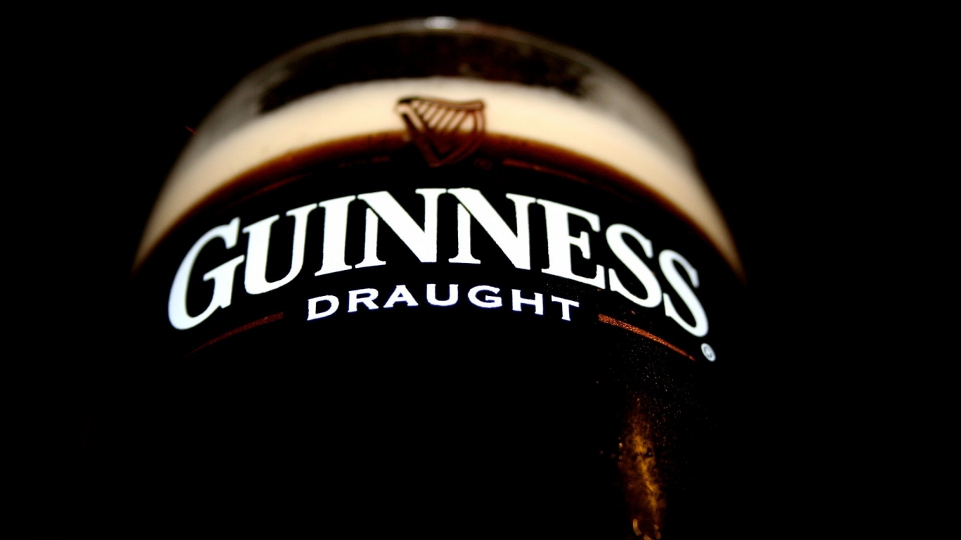 Guiness Beer for 1366 x 768 HDTV resolution