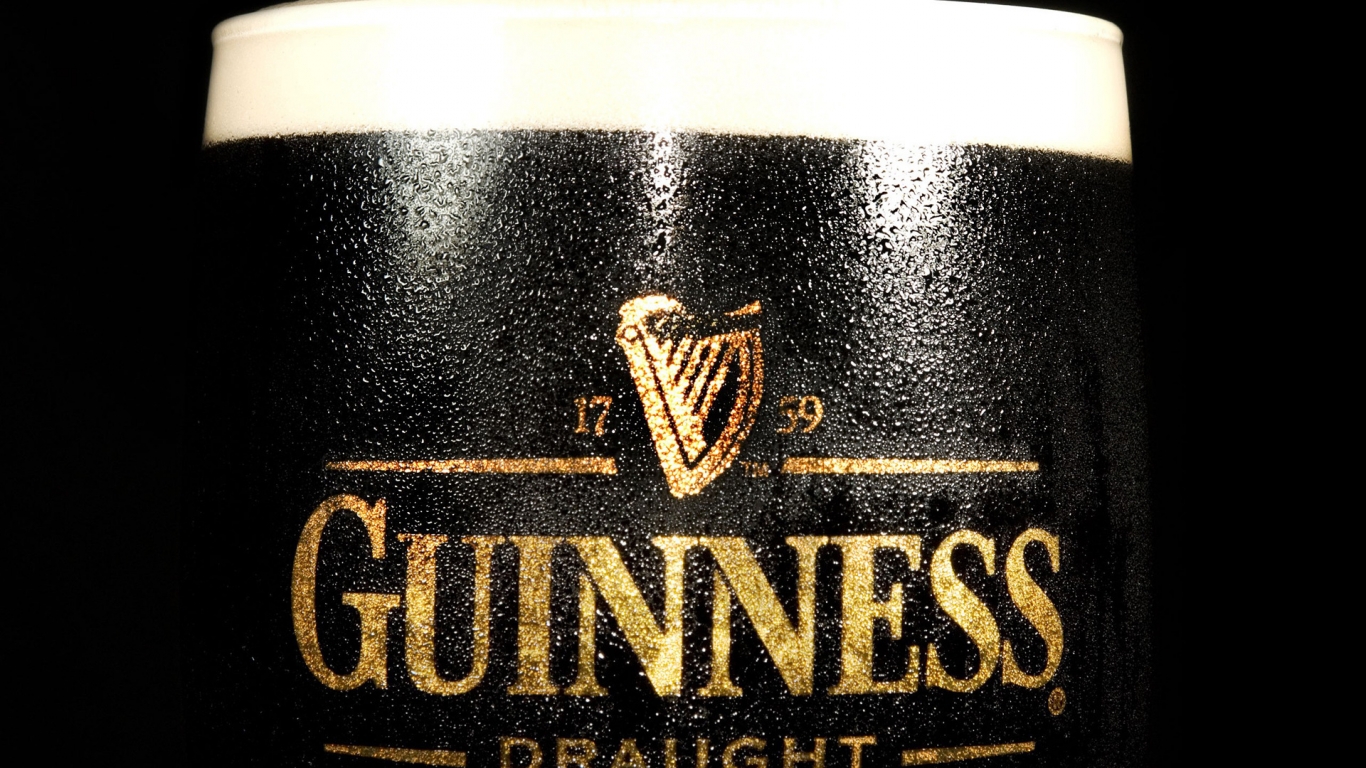 Guinness Draught for 1366 x 768 HDTV resolution