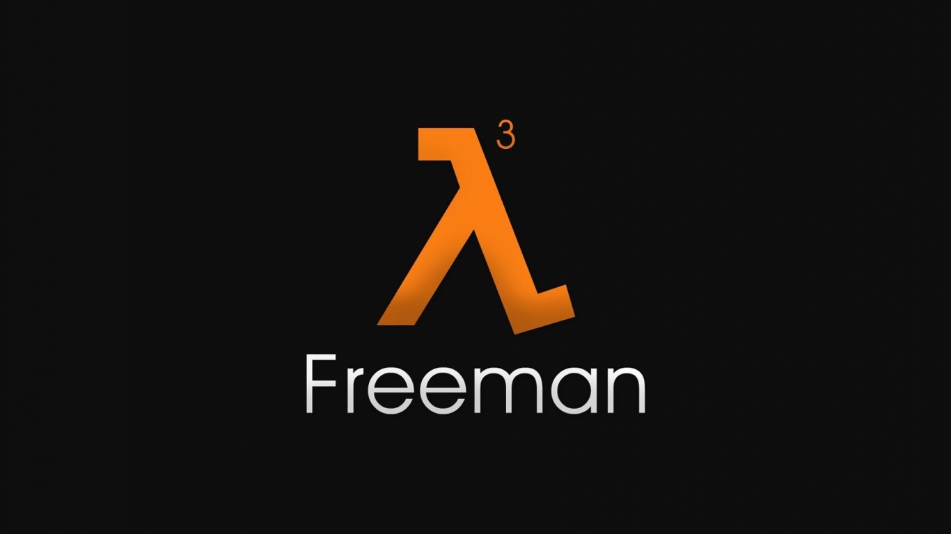 Half Life 3 Freeman for 1366 x 768 HDTV resolution