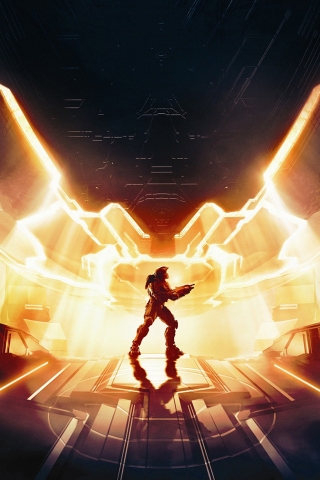 Halo 4 Character for 320 x 480 iPhone resolution