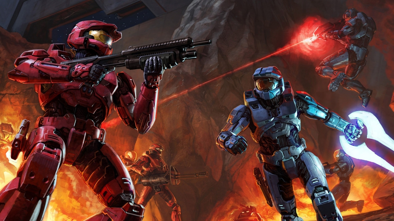 Halo Fiction Game for 1366 x 768 HDTV resolution