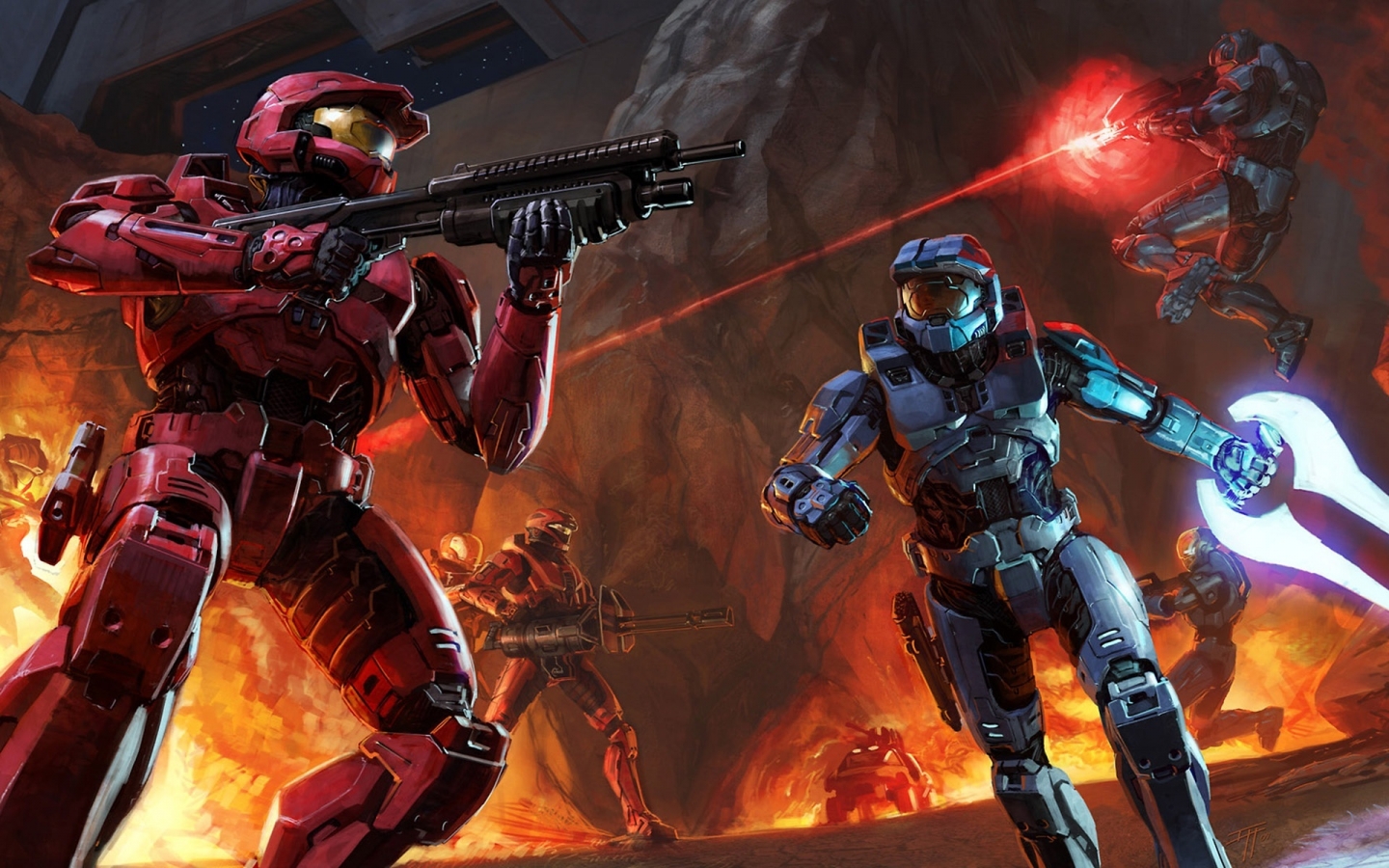 Halo Fiction Game for 1440 x 900 widescreen resolution