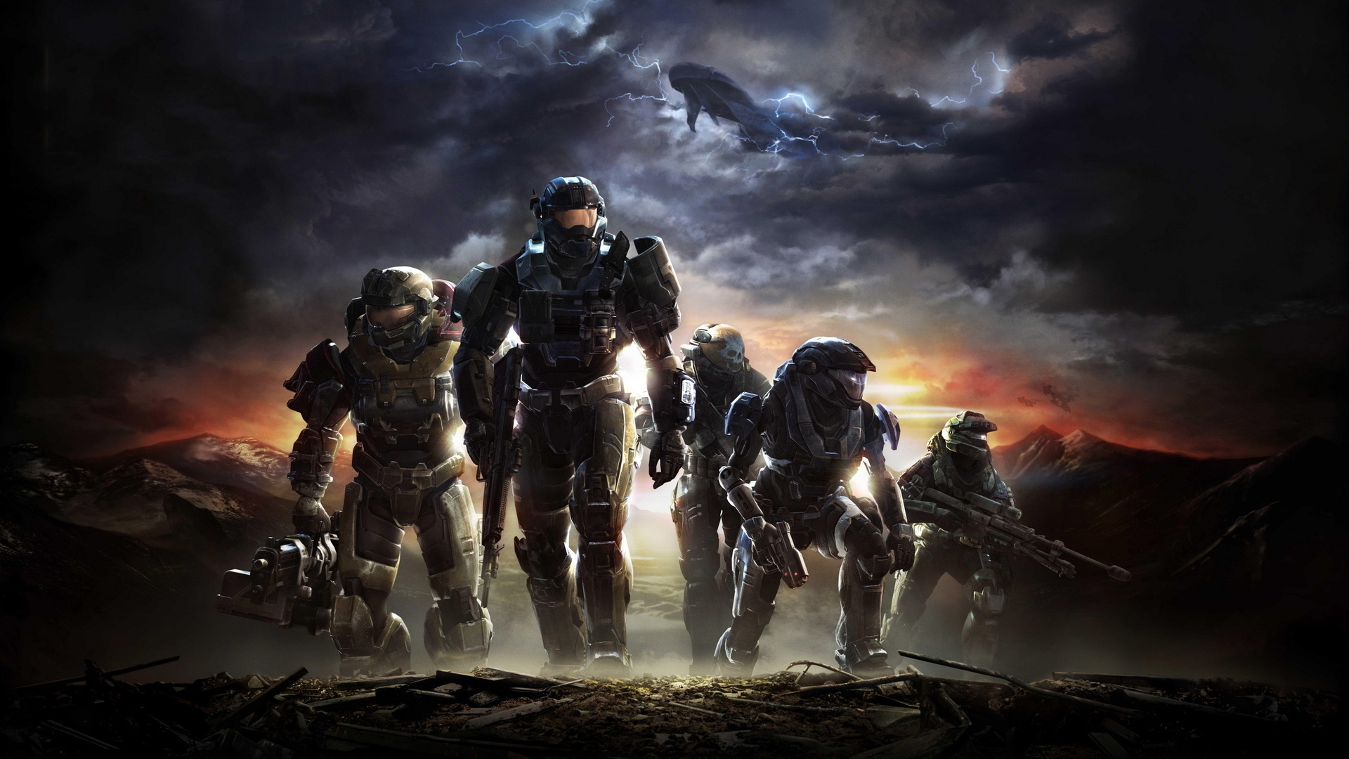 Halo Reach for 1920 x 1080 HDTV 1080p resolution