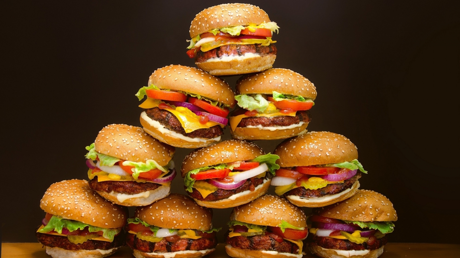 Hamburgers  for 1600 x 900 HDTV resolution