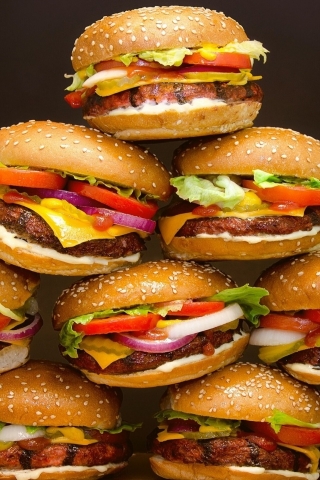 Hamburgers  for 320 x 480 iPhone resolution