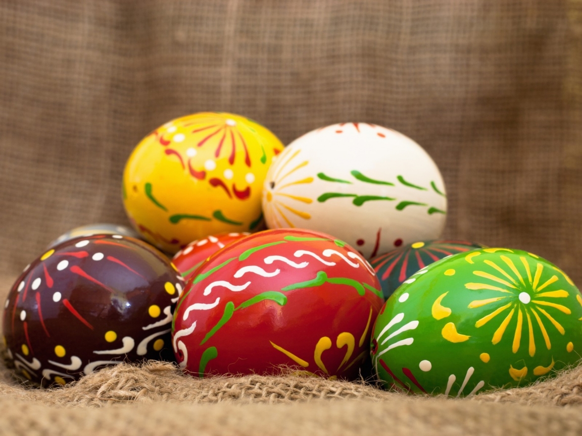 Handmade Easter Eggs for 1152 x 864 resolution