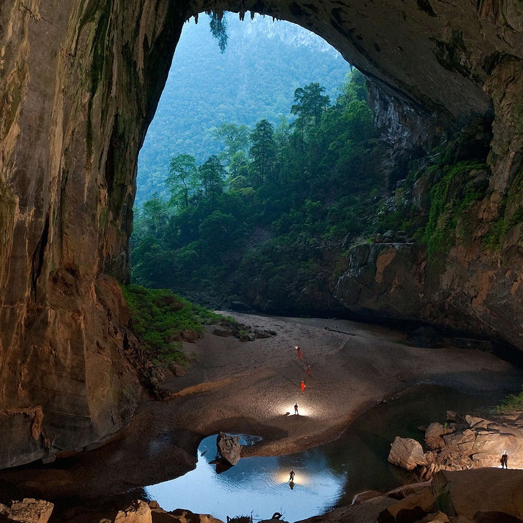 Hang Son Doong Cave for 1024 x 1024 iPad resolution
