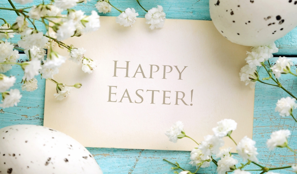 Happy Easter 2014 for 1024 x 600 widescreen resolution