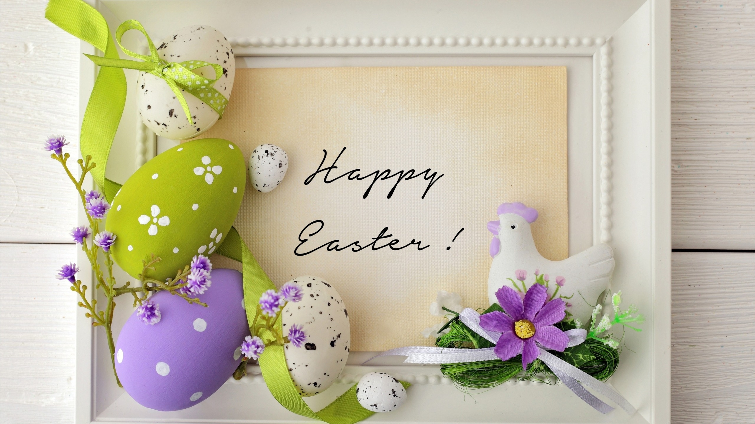 Happy Easter 2015 for 2560x1440 HDTV resolution