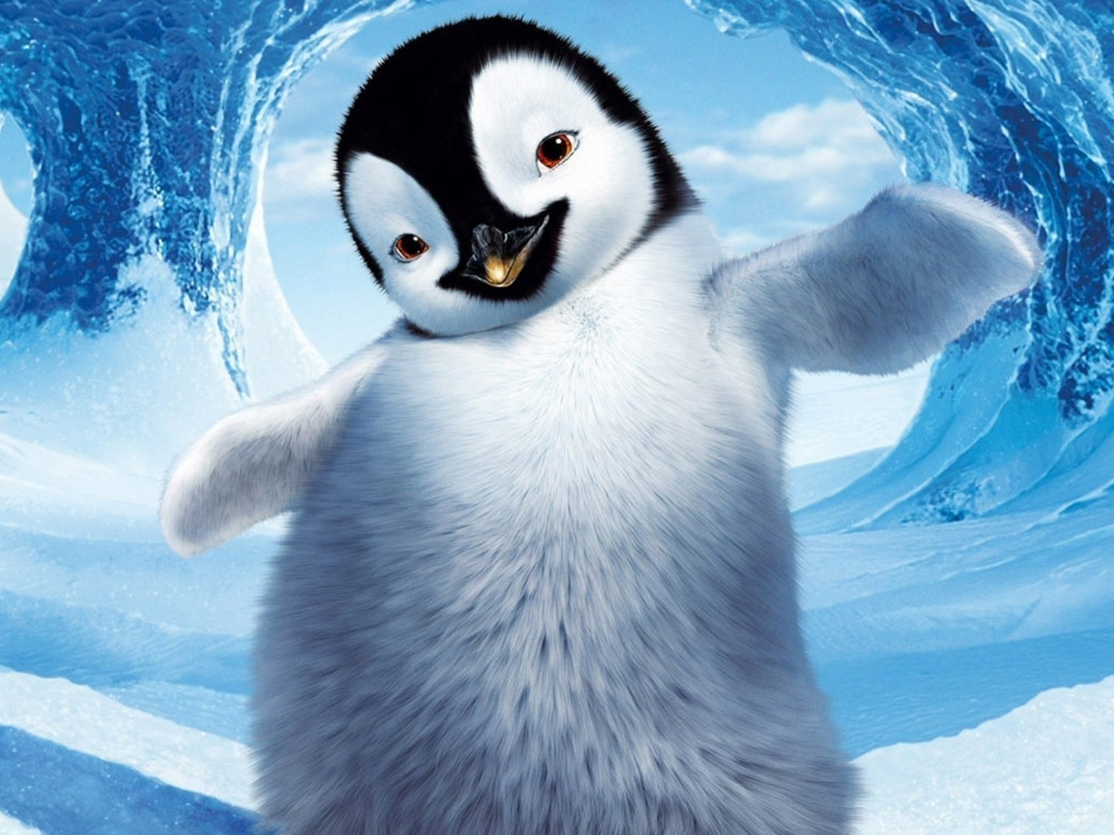 Happy Feet Penguin for 1600 x 1200 resolution